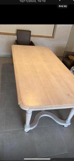 Eiken white wash tafel, Ophalen, Zo goed als nieuw
