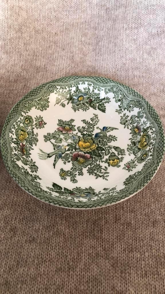 Enoch Wedgwood Tunstall — 2 bols à faisans orientaux, Antiquités & Art, Antiquités | Porcelaine, Enlèvement