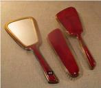 Mooi retro 3delig Borstel- en Spiegelset, Ophalen of Verzenden, Persoonlijke verzorging