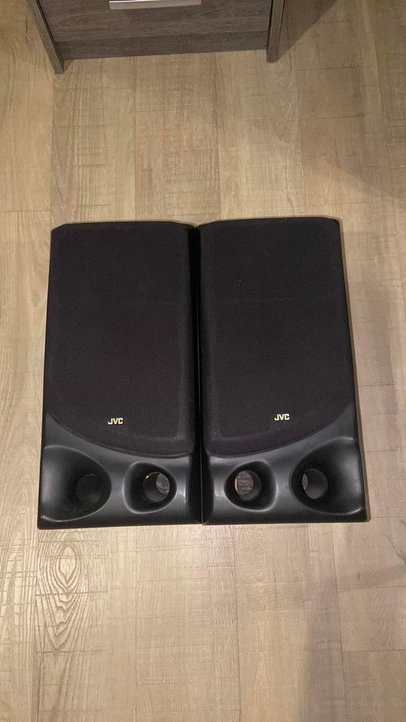 JVC SP-MXC5BK Luidsprekerset - 50W - 8 Ohm - Zwart, TV, Hi-fi & Vidéo, Enceintes, Enlèvement, Utilisé, Moins de 60 watts, JVC