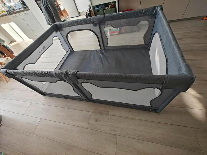 Speelbox Lionelo Willow Grey, Enfants & Bébés, Parcs, Comme neuf, Rectangulaire, Enlèvement