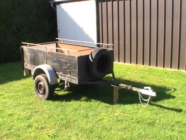 aanhangwagen 750 kg, Ophalen, Gebruikt