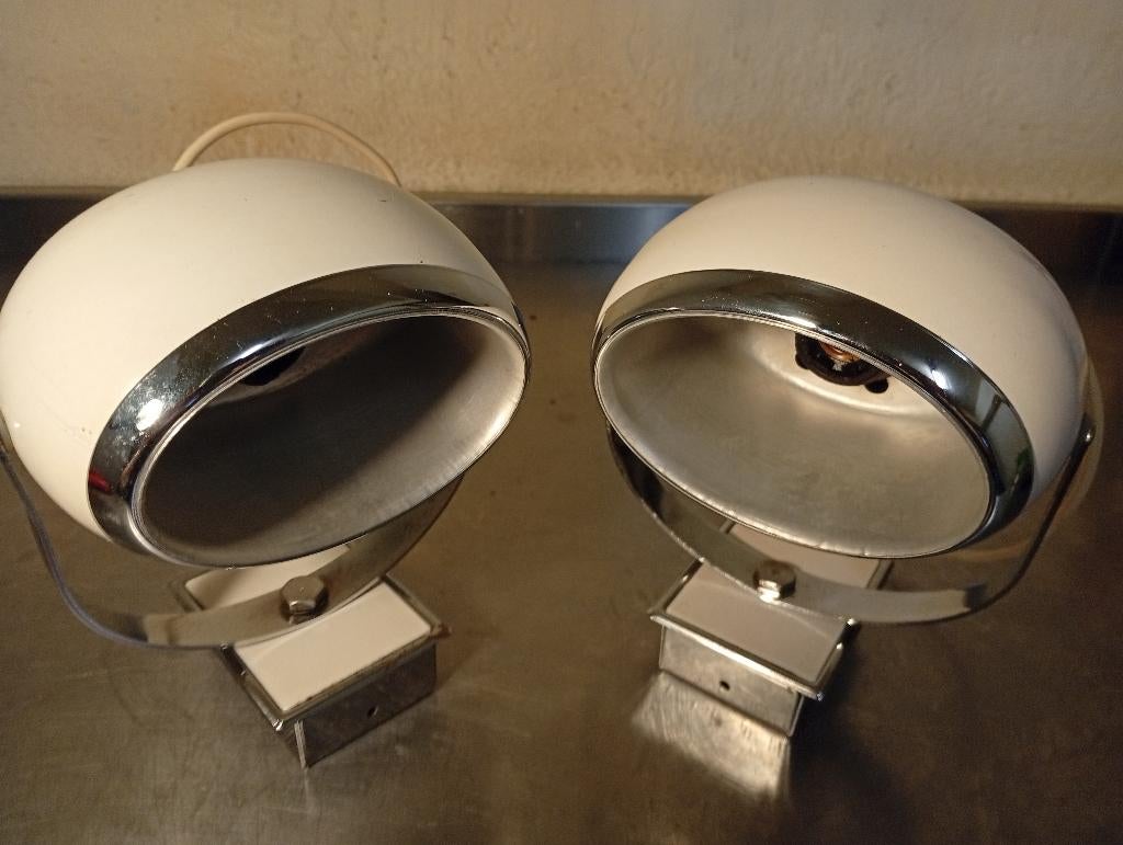 Ultra rare paire de spots Space Age, Enlèvement