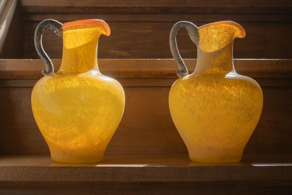 Carafes de Murano texturées Sandy, carafe jaune, Enlèvement ou Envoi