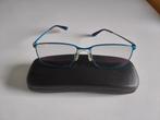 Lunettes optique homme ou femme en titane flexible bleu, Enlèvement ou Envoi, Comme neuf, Bleu, Lunettes