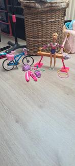 Barbie Turnset +Barbie Mountainbike (Vintage 1998), Ophalen, Zo goed als nieuw, Barbie