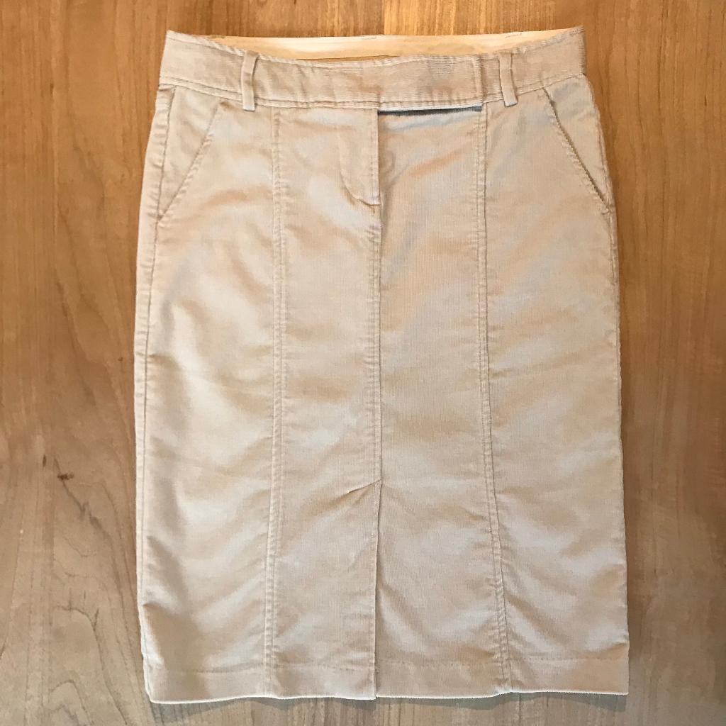 Fluwelen rok van Zara, Ophalen, Zo goed als nieuw, Wit