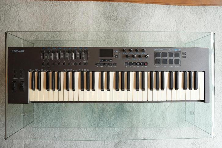 Nektar Impact LX61+, Musique & Instruments, Claviers, Comme neuf, 61 touches, Sensitif, Connexion MIDI, Enlèvement