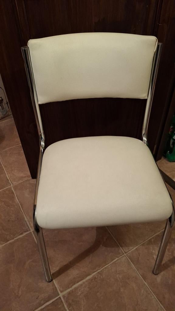 Chaise de cuisine blanche, Enlèvement, Blanc, Une