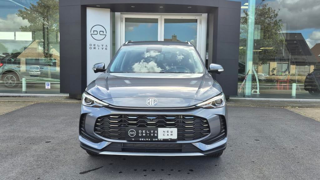 MG ZS 1.5 Hybrid+ Luxury  NIEUW ! (automatique), Autos, Argent ou Gris, Entreprise, ZS, Noir