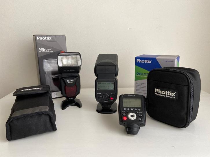 Phottix flitsers, Audio, Tv en Foto, Foto | Flitsers, Zo goed als nieuw, Overige merken, Kantelbaar, Ophalen