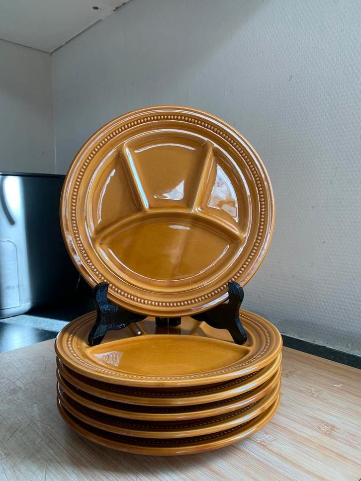 Fondueborden, Antiek en Kunst, Antiek | Servies compleet, Ophalen of Verzenden