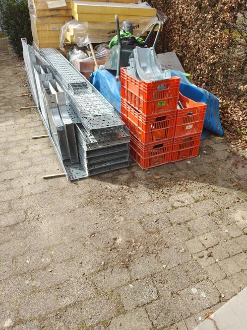 Gegalvaniseerde kabelgoten + toebehoren, Doe-het-zelf en Bouw, Elektriciteit en Kabels, Nieuw, Overige typen, Ophalen