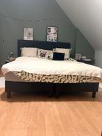 Zwarte boxspring - topkwaliteit, Ophalen, Zwart, Tweepersoons, Zo goed als nieuw