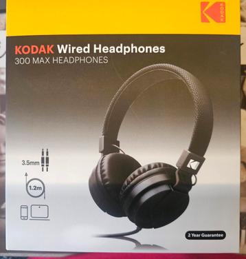 Kodak Wires Headphones 300 max (hoofdtelefoon), Informatique & Logiciels, Enlèvement, Neuf, Filaire