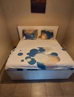 Ikea 2-persoonsbed 180 x 200cm, Huis en Inrichting, Slaapkamer | Bedden, Ophalen, Gebruikt