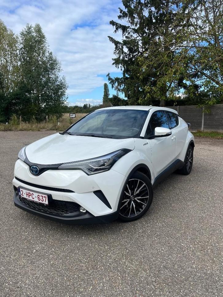Toyota C-HR 1.8i hybrid gps/camera/Pearl White/67000km/, Auto's, Toyota, Particulier, C-HR, ABS, Achteruitrijcamera, Adaptieve lichten