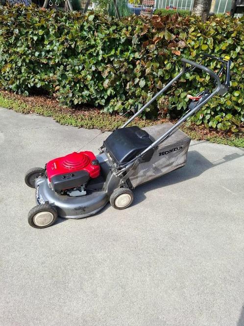 HONDA HRD 536 HXE met MULCHING PLUG, Tuin en Terras, Grasmaaiers, Gebruikt, Benzine-grasmaaier, 50 cm of meer, Cirkelmaaier, Mulchfunctie