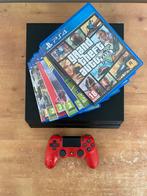 Playstation 4 met games, controller en toebehoren., Games en Spelcomputers, Spelcomputers | Sony PlayStation 4, Ophalen, Zo goed als nieuw