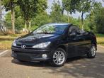 Peugeot 206cc - cabrio benzine carplay navi bluetooth, Voorwielaandrijving, 4 zetels, Stof, Zwart