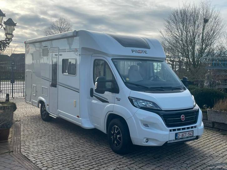 Mobilhome Pilote 2021, Caravans en Kamperen, Mobilhomes, tot en met 4, Half-integraal, Pilote, Fiat, Diesel, Automaat, Rondzit