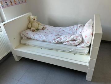 Ledikant meegroeibed Woodwork 70x140 (2 in 1 bedbankje) beschikbaar voor biedingen