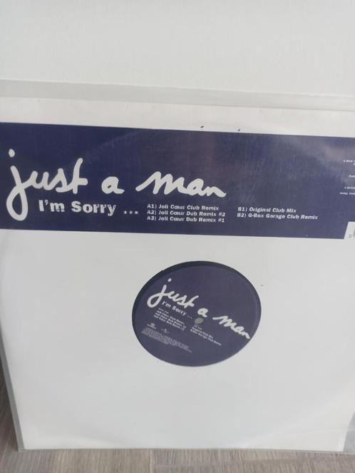 Just A Man ‎– I'm Sorry..., CD & DVD, Vinyles | Dance & House, Utilisé, 12 pouces, Enlèvement ou Envoi