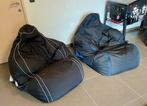 2 stuks zitzakken van Game Over, Huis en Inrichting, Zitzakken, Ophalen, Gebruikt, Zwart, Zitzak