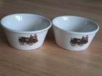 2 Boch La Louvière kettledrums, Antiek en Kunst, Ophalen of Verzenden