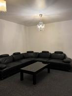 Canapé Modulable 5 Pièces – Noir – Design Contemporain, Maison & Meubles, Enlèvement, Comme neuf, Synthétique