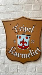 Houten reclame bord karmeliet, Verzamelen, Ophalen, Zo goed als nieuw