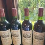 Lot 13 flessen oude wijnen wo Mouton Cadet 1983, Rode wijn, Frankrijk, Vol, Gebruikt