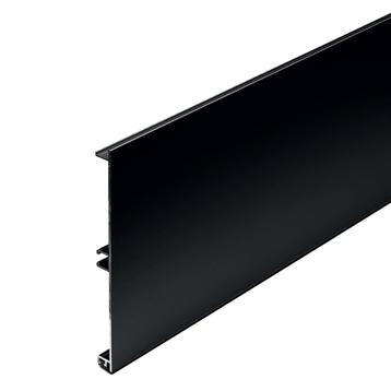 LMC Aluminium keukenplint zwart 350cm 150 mm hoog disponible aux enchères