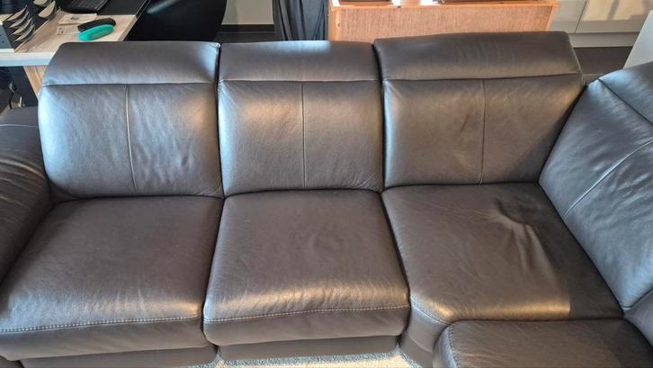 Lederen Hoek salon 260 x 260, Huis en Inrichting, Zetels | Complete zithoeken, Ophalen