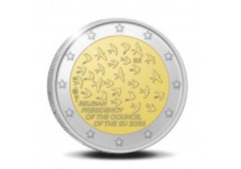 2 euro Belgie 2024 : Europees voorzitterschap, Postzegels en Munten, Munten | Europa | Euromunten, Losse munt, 2 euro, België