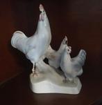Porselein Zsolnay  Hongarije  haan en twee kippen, Antiek en Kunst, Ophalen of Verzenden