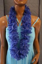 Hawaii krans blauw lengte 100 cm breedte 8 cm, Hobby & Loisirs créatifs, Articles de fête, Enlèvement ou Envoi, Article de fête