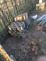 +- 50 Dalles à gazon en béton, Tuin en Terras, Tegels en Klinkers, Ophalen, Gebruikt, Beton