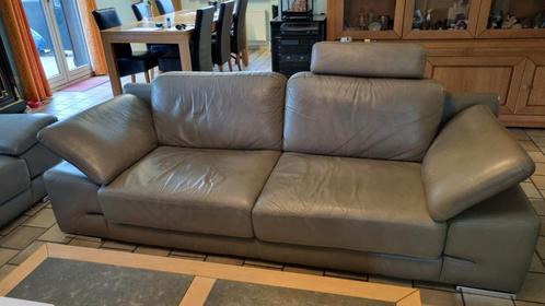 2 canapés cuir, excellent état. 2m30 x1m et 1 canapé 2m x1m, Huis en Inrichting, Zetels | Zetels, Gebruikt, Leer, Ophalen