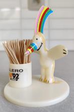 Expo92 mascotte houder voor tandenstokers, Ophalen of Verzenden, Gebruikt