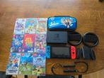 Nintendo Switch + 9 Jeux, Ophalen, Zo goed als nieuw