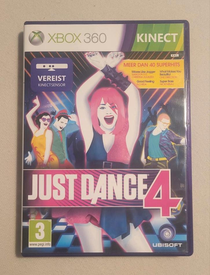 Just Dance 4 (Kinect), Xbox 360, Games en Spelcomputers, Games | Xbox 360, Zo goed als nieuw, Muziek, Ophalen