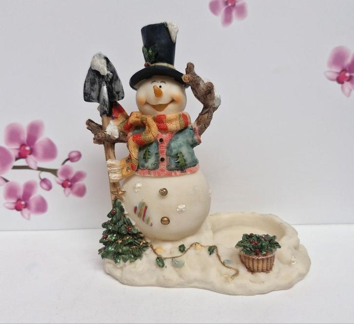 🤍 Figurine chandelier bonhomme de neige ⛄️, Divers, Noël, Comme neuf, Enlèvement ou Envoi