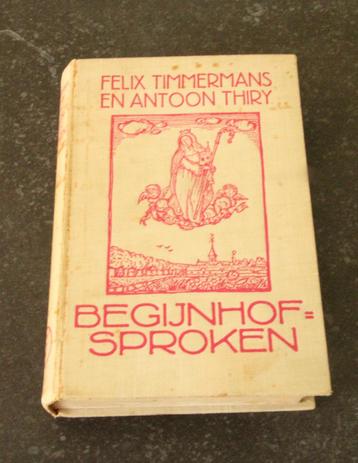 Boek Begijnhofsproken Felix Timmermans en Antoon Thiry beschikbaar voor biedingen