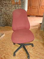 Ergonomische bureaustoel (Bordeaux bekleding), Ophalen, Gebruikt, Bureaustoel, Rood