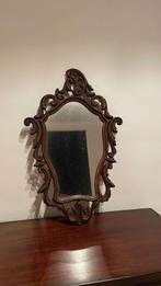 Sierlijke vintage spiegel in massief hout, Ophalen