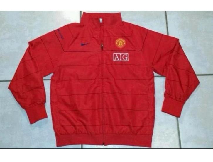 2008-09 Manchester United Nike Track Jacket - M zeldzaam !, Verzamelen, Sportartikelen en Voetbal, Zo goed als nieuw, Shirt, Ophalen of Verzenden