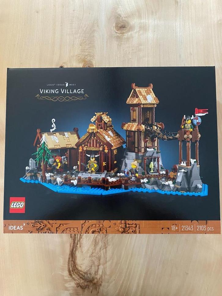 Lego Ideas Vikingdorp (21343), Enfants & Bébés, Jouets | Duplo & Lego, Neuf, Lego, Ensemble complet, Enlèvement ou Envoi
