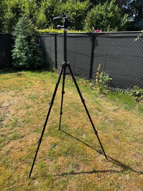 Manfrotto MT294A3 statief met balhoofd., Audio, Tv en Foto, Fotografie | Statieven en Balhoofden, Zo goed als nieuw, Driepoot