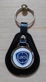 LANCIA Sleutelhanger met logo . Zwart leer, Auto-onderdelen, Ophalen of Verzenden, Nieuw, Lancia